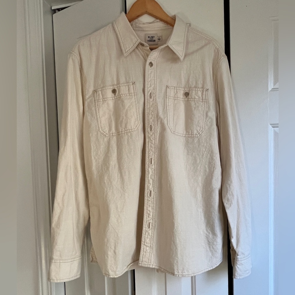 Flint and Tinder Linen Button-Up Shirt